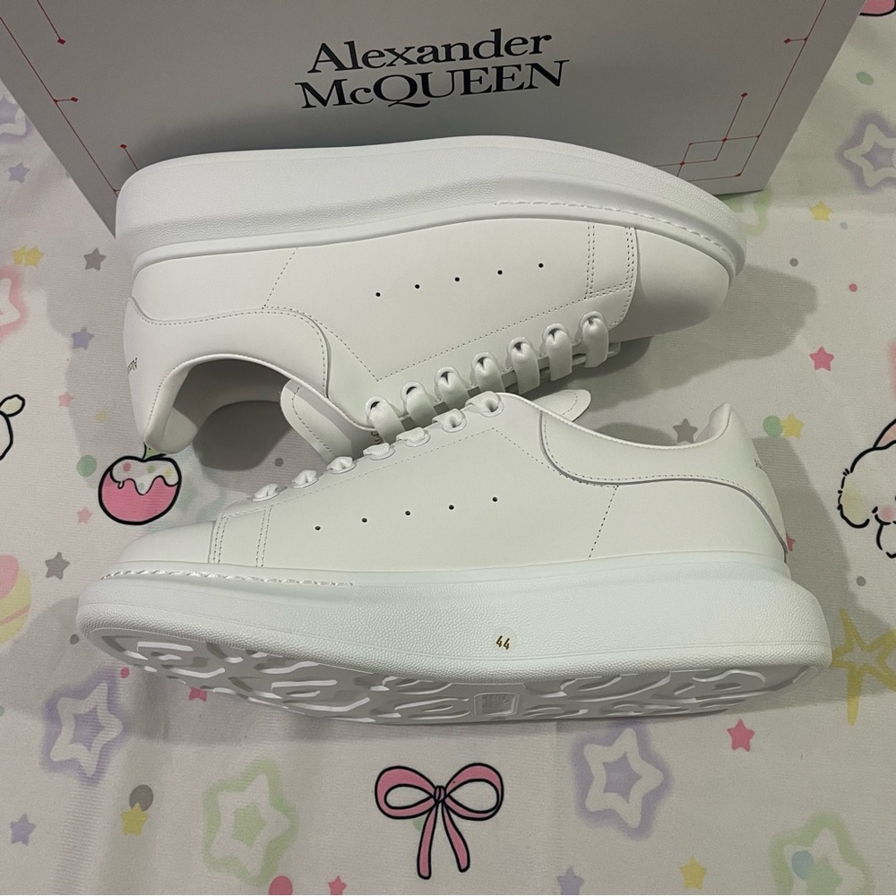 Alexander McQUEEN White Leather Oversized Sneaker - Picture 6 of 9